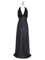 4939 Black Evening Dress - Black, Front View Thumbnail