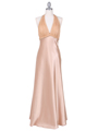 4939 Gold Evening Dress - Gold, Front View Thumbnail