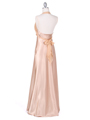 4939 Gold Evening Dress - Gold, Back View Thumbnail