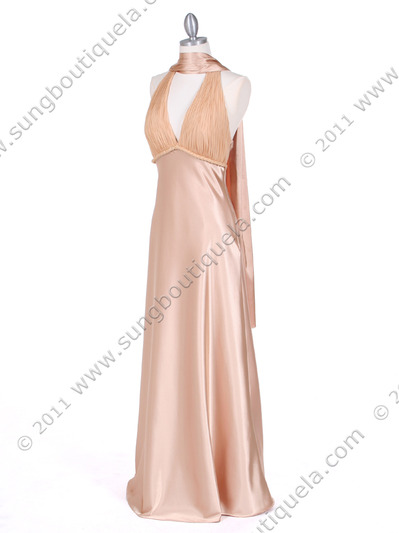 4939 Gold Evening Dress - Gold, Alt View Medium