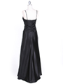 4940 Black Strapless Evening Dress - Black, Back View Thumbnail