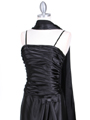 4940 Black Strapless Evening Dress - Black, Alt View Thumbnail