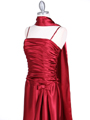 4940 Wine Strapless Evening Dress - Wine, Alt View Thumbnail