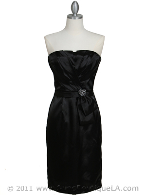 5085 Black Cocktail Dress, Black