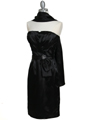 5085 Black Cocktail Dress - Black, Alt View Thumbnail