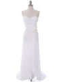 5230 Ivory Strapless Evening Dress - Ivory, Front View Thumbnail