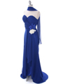 5230 Royal Blue Strapless Evening Dress - Royal Blue, Alt View Thumbnail