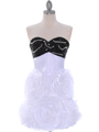 5233 White Prom Dress - White, Front View Thumbnail