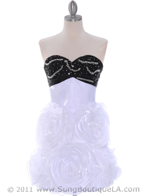 5233 White Prom Dress, White