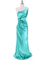 5234 Mint Evening Dress - Mint, Front View Thumbnail