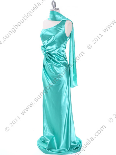 5234 Mint Evening Dress - Mint, Alt View Medium