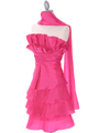 5239 Hot Pink Homecoming Dress - Hot Pink, Alt View Thumbnail