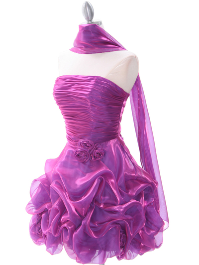 5240 Plum Homecoming Dress - Plum, Alt View Medium