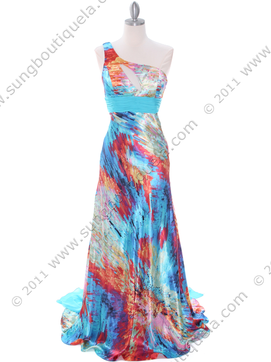 Print Prom Evening Dress | Sung Boutique L.A.