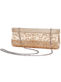 6130 Gold Evening Bag with Beads - Gold, Alt View Thumbnail