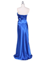 6251 Royal Blue Evening Gown - Royal Blue, Back View Thumbnail