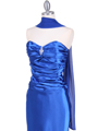 6251 Royal Blue Evening Gown - Royal Blue, Alt View Thumbnail