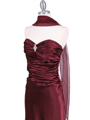 6251 Wine Evening Gown - Wine, Alt View Thumbnail