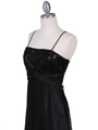 6265 Black Sequins Evening Dress with Bolero Jacket - Black, Alt View Thumbnail