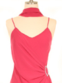 7002 Fuschia Chiffon Evening Dress - Fuschia, Alt View Thumbnail
