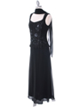 713 Black Mother of The Bride Dress - Black, Alt View Thumbnail