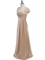 7302 Gold Evening Dress - Gold, Alt View Thumbnail