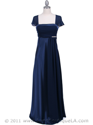 7302 Navy Evening Dress, Navy