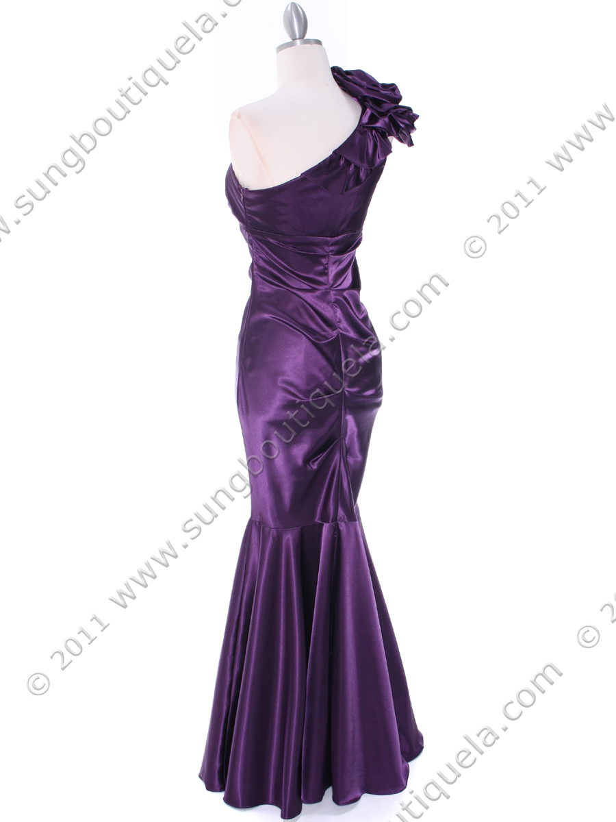 Eggplant Evening Dress Sung Boutique L.A.