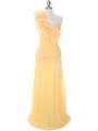 7713 Yellow Prom Evening Dress - Yellow, Front View Thumbnail