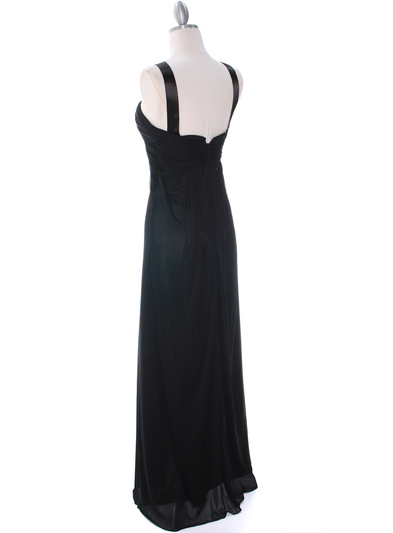 7771 Black Evening Dress - Black, Back View Medium
