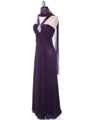 7771 Purple Evening Dress - Purple, Alt View Thumbnail