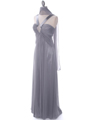 7771 Silver Evening Dress - Silver, Alt View Thumbnail
