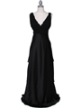 7812 Black Evening Dress - Black, Front View Thumbnail