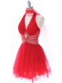 8038 Red Cocktail Dress - Red, Alt View Thumbnail