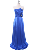 8067 Royal Blue Charmeuse Bridesmaid Evening Dress, Royal Blue