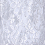 8418 Silver Laced Cocktail Dress - Silver, Alt View Thumbnail