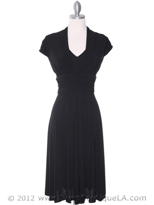 8614 Black Cocktail Dress, Black