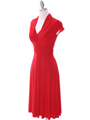 8614 Red Cocktail Dress - Red, Alt View Thumbnail