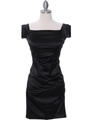 8638 Little Black Dress - Black, Front View Thumbnail