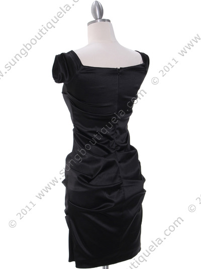 8638 Little Black Dress - Black, Back View Medium