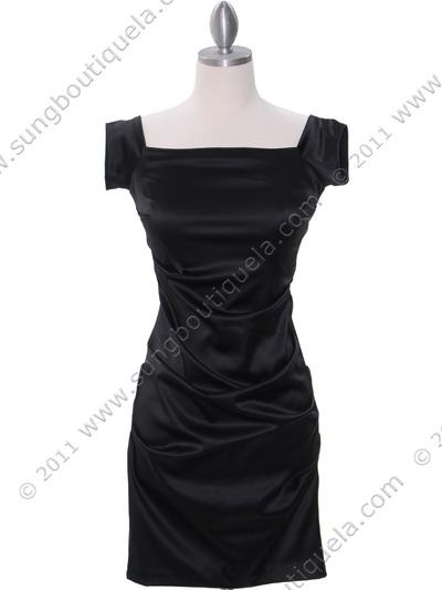 8638 Little Black Dress - Black, Front View Medium
