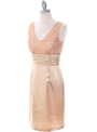 8653 Gold Cocktail Dress - Gold, Alt View Thumbnail