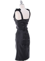 8681 Black Cocktail Dress - Black, Back View Thumbnail