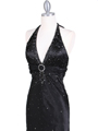 9002 Black Halter Evening Gown - Black, Alt View Thumbnail