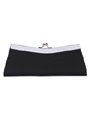 90250S Black Evening Bag with Glitter Frame - Black, Front View Thumbnail