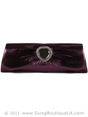 90530 Purple Evening Bag, Purple