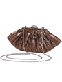 HBG90724 Brown Sequin Evening Bag - Brown, Alt View Thumbnail