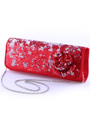 92105 Red Sequin Evening Bag - Red, Alt View Thumbnail
