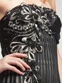 AC201 Black Strapless Prom Dress - Black, Alt View Thumbnail