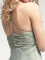 AC202 Khaki Green Chiffon Prom Dress - Khaki Green, Back View Thumbnail